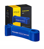Еспандер-петля 4FIZJO Power Band 64 мм 36-46 кг резина для фітнесу і спорту Blue (P-5907222931097), фото 3