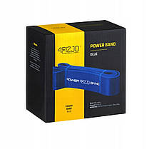 Еспандер-петля 4FIZJO Power Band 64 мм 36-46 кг резина для фітнесу і спорту Blue (P-5907222931097), фото 4
