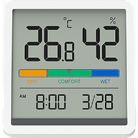 Термометр-гигрометр Miiiw Temperature Humidity Clock (NK5253)