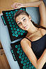 Килимок акупунктурний з подушкою 4FIZJO Eco Mat Аплікатор Кузнєцова Black/Blue (P-5907739316684), фото 11