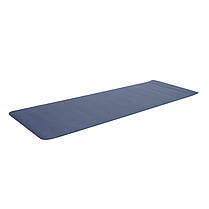Килимок (мат) спортивний SportVida TPE 183 x 61 x 0.6 см для йоги та фітнесу SV-EZ0058 Blue/Sky Blue, фото 3