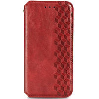 Кожаный чехол книжка GETMAN Cubic (PU) для Xiaomi Poco X5 5G / Redmi Note 12 5G NST