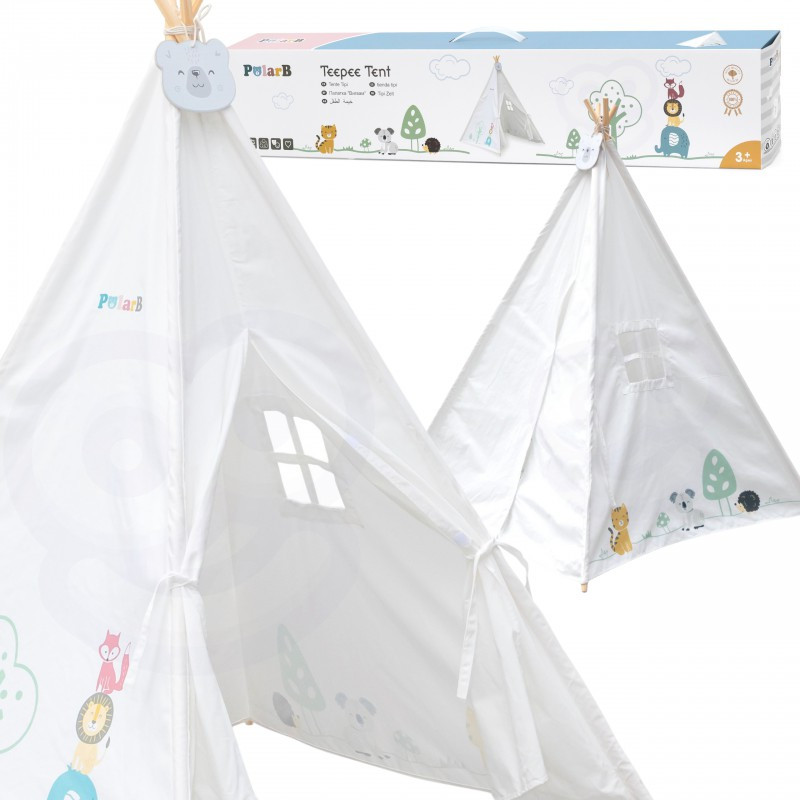 Дерев'яний намет для дітй PolarB Tipi Teepee Tent Viga Toys 44095