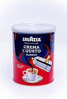 Кофе молотый Lavazza Crema e Gusto Classico 250 г в банке