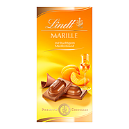 Шоколад Lindt Marille 😍 з абрикосовим лікером 100 г Швейцарія, фото 2