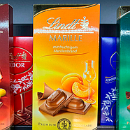 Шоколад Lindt Marille 😍 з абрикосовим лікером 100 г Швейцарія, фото 3