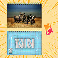 Блокнот А6 пружина 48 л. клітинка K-Pop (G)I-DLE