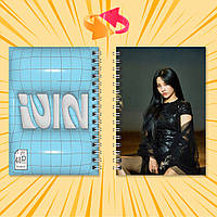 Блокнот А6 пружина 48 л. клітинка K-Pop (G)I-DLE 004