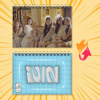 Блокнот А6 пружина 48 л. клітинка K-Pop (G)I-DLE 007