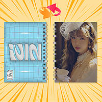 Блокнот А6 пружина 48 л. клітинка K-Pop (G)I-DLE 011