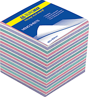 Блок бумаги для записей Buromax Зебра BM.2269, 90х90х70 мм, 1100 лист, не склеенный