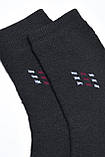 Шкарпетки чоловічі махрові чорного кольору розмір 42-48 171289L, фото 2