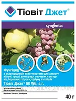 Фунгицид Тиовит Джет Syngenta 40 г препарат для защиты плодовых культур и винограда защита от клещей растений