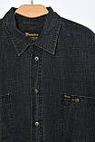 Сорочка чоловіча джинсова темно-сірого кольору 170393L, фото 3