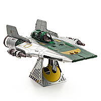 Металевий конструктор 3Д Metal Earth - Star Wars - Resistance A-Wing Fighter, MMS416