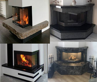Каміни печі із граніту