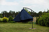 Парасоля садова кутова з нахилом FunFit Garden Blue 3 метри, фото 7