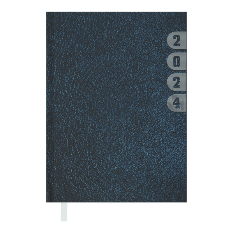 Щоденник датований 2021 Buromax Men A5 336 с. Синій (BM.2103-02)