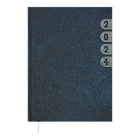 Щоденник датований 2021 Buromax Men A5 336 с. Синій (BM.2103-02)