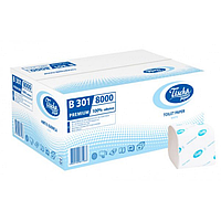Бумага туалетна Tischa Papier Basic целлюлозная 200шт (B301)