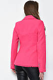 Піджак жіночий малинового кольору 171164L, фото 3