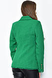 Піджак жіночий зеленого кольору 171165L, фото 3