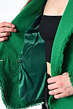 Піджак жіночий зеленого кольору 171165L, фото 4