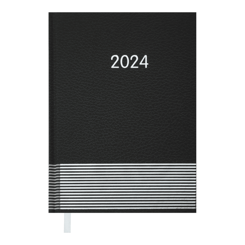 Щоденник датований 2022 Buromax PARALLEL А5 чорний 336 с (BM.2107-01)