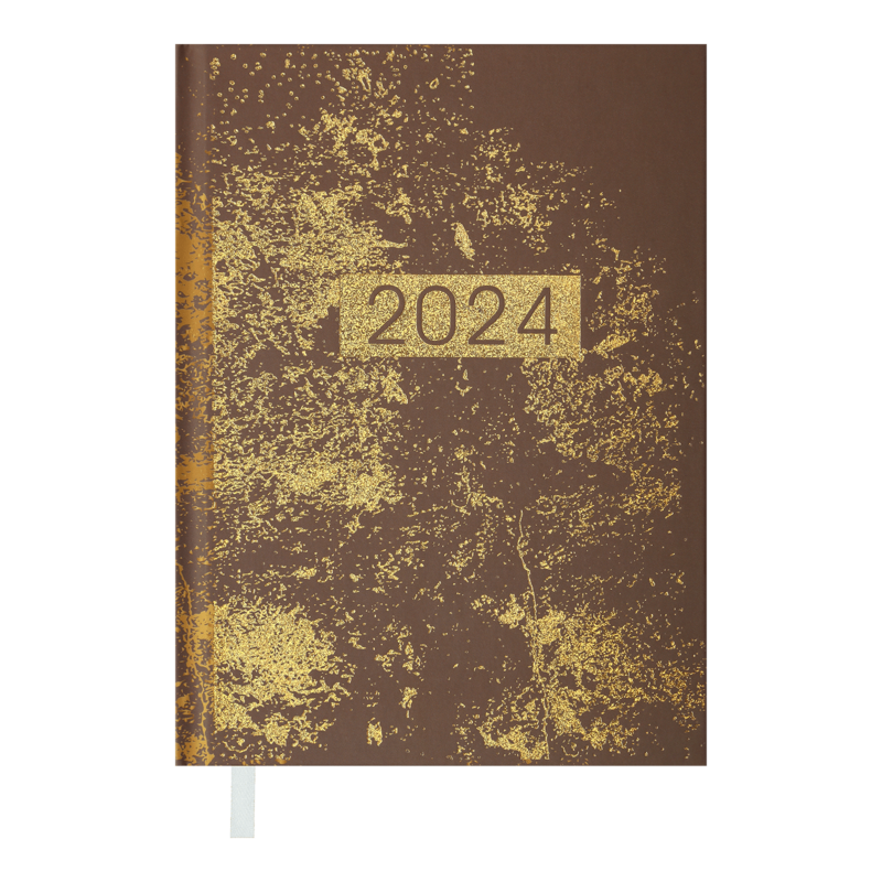 Щоденник датований 2024 Buromax MIRACLE A5 капучино 336 с (BM.2179-32)