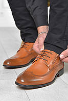 Туфлі чоловічі коричневого кольору 166216L