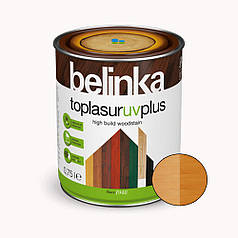 BELINKA Toplasur UV Plus, фарба-лазур для деревини напівглянцева, листяниця (14), 0,75л