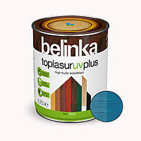 BELINKA Toplasur UV Plus, краска-лазурь для древесины полуглянцевая, сантариново-синяя (72), 0,75л