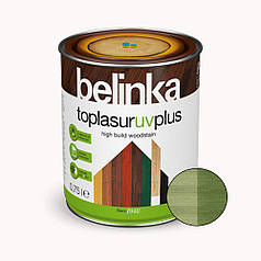 BELINKA Toplasur UV Plus, фарба-лазур для деревини напівглянцева, зелена (19), 0,75л