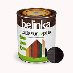 BELINKA Toplasur UV Plus, фарба-лазур для деревини напівглянцева, ебенове дерево (22), 2,5л