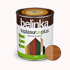 BELINKA Toplasur UV Plus, фарба-лазур для деревини напівглянцева, тік (17), 2,5л