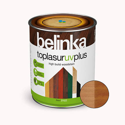 BELINKA Toplasur UV Plus, фарба-лазур для деревини напівглянцева, тік (17), 2,5л, фото 2