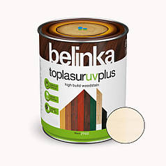 BELINKA Toplasur UV Plus, фарба-лазур для деревини напівглянцева, біла (11), 2,5л