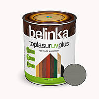 BELINKA Toplasur UV Plus, краска-лазурь для древесины полуглянцевая, каменно-серая (29), 2,5л