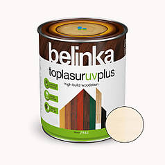 BELINKA Toplasur UV Plus, фарба-лазур для деревини напівглянцева, біла (11), 10л