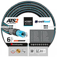 Шланг садовый Hobby ATS2 6-слойный диаметр 3/4 дюйма 25 м Cellfast