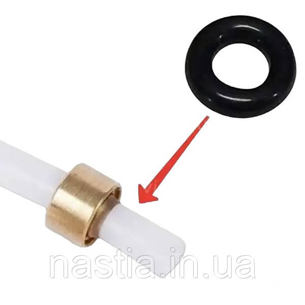 5313217701 Гумовий ущільнювач(на телфлонову трубку), 7.85x3.85x2mm, DeLonghi
