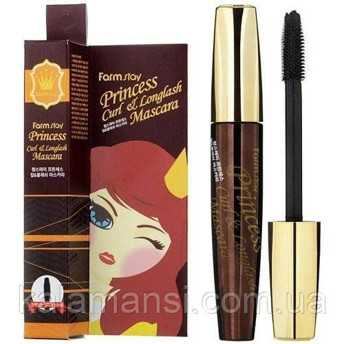 Туш для підкручування та подовження вій Farmstay Princess Curl Long Lash Mascara 12г