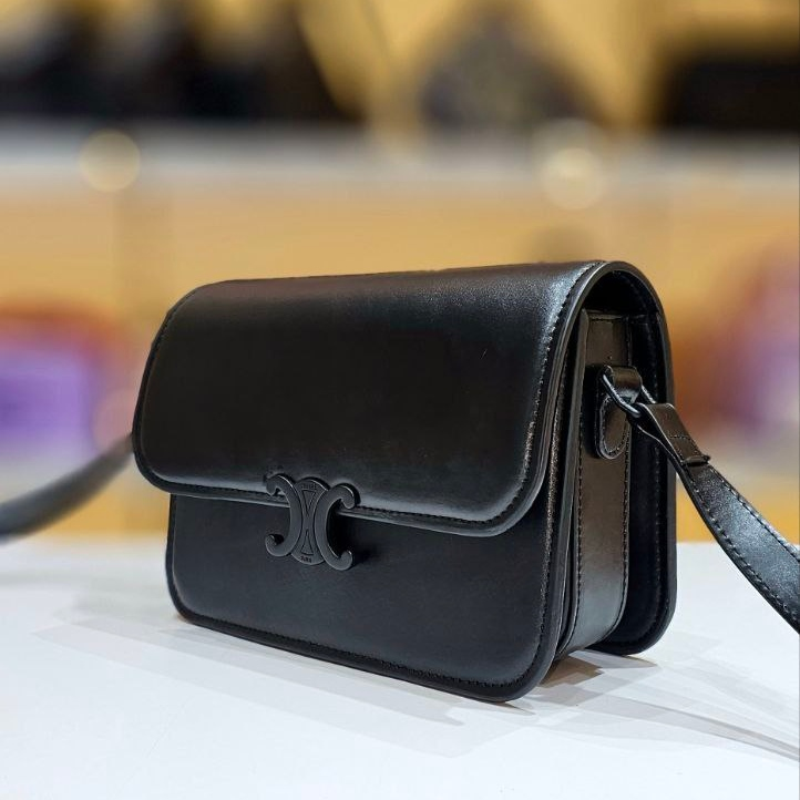 Жіноча сумка Celine, чорна, 23*18*8 см, 931378-2, фото 1