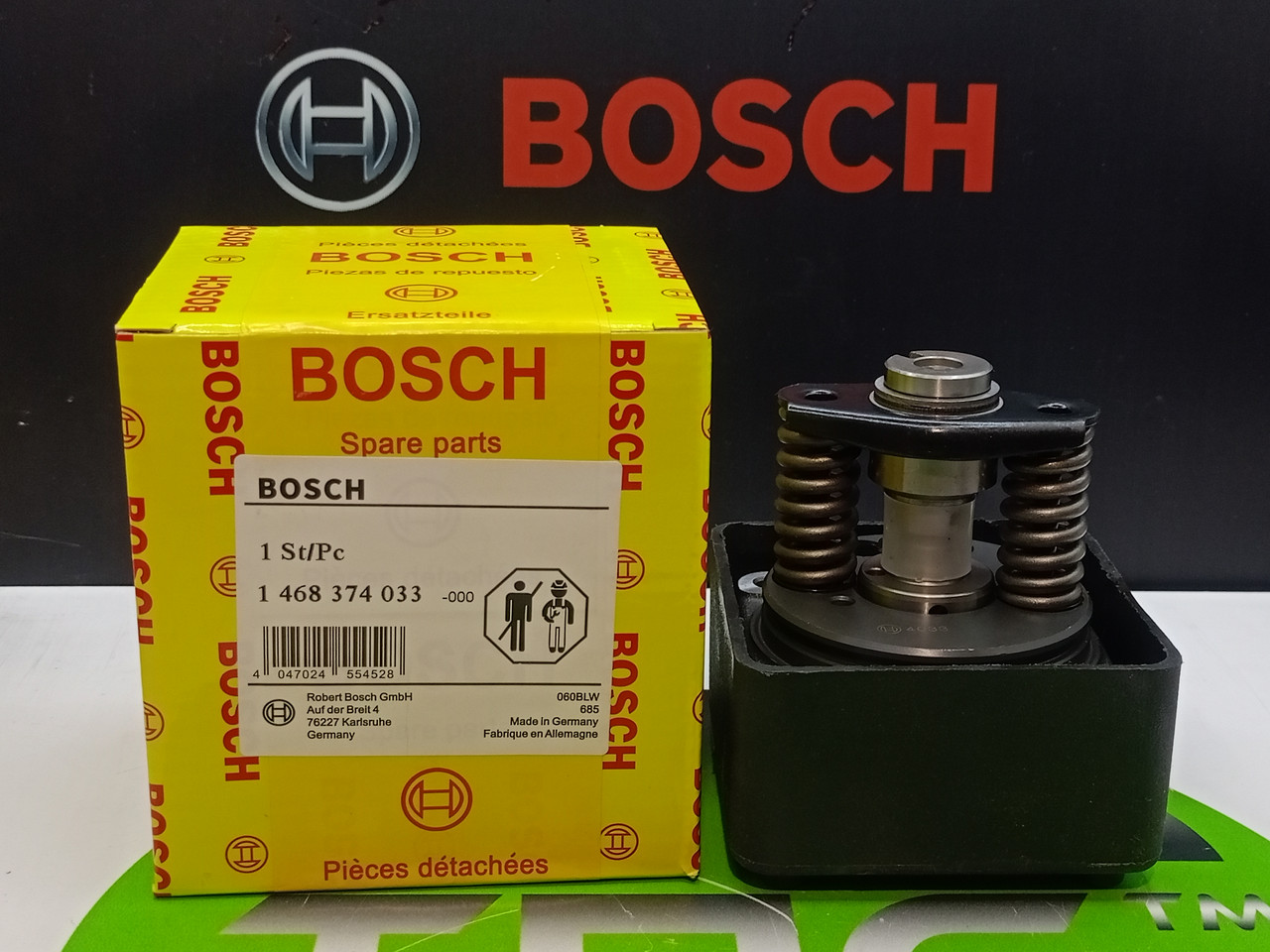 Плунжерна пара (корпус розподільника) VE 4/12L 1468374033 BOSCH IVECO, KOMATSU, фото 1