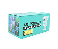 Нічник-проєктор YT-2024 Астронавт+ Bluetooth колонка, пульт, USB-кабель, White, Box