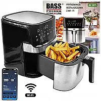 Аэрофритюрница air fryer Bass Polska с Wi-Fi Аэрогрили Фритюрницы (Мини печь духовка) Аэрогрили и мультипечи