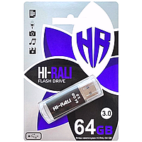 Флеш-накопитель USB Hi-Rali 64GB Rocket series Black