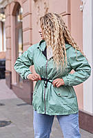 Женская куртка ветровка бомбер Ткань плащевка Канада на флисовой подкладке Размер 48-50 52-54 56-58