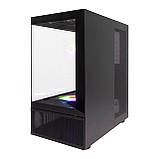 Корпус 1stPlayer Mi7-A-BK-2F7R-1F7 Black без БЖ, фото 4