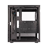 Корпус 1stPlayer Mi7-A-BK-2F7R-1F7 Black без БЖ, фото 5